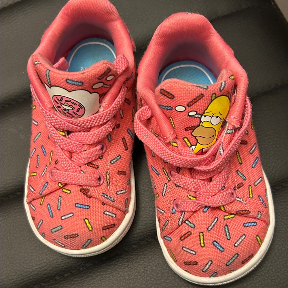 Adidas “Simpsons” Toddler Girls Shoes Size 4